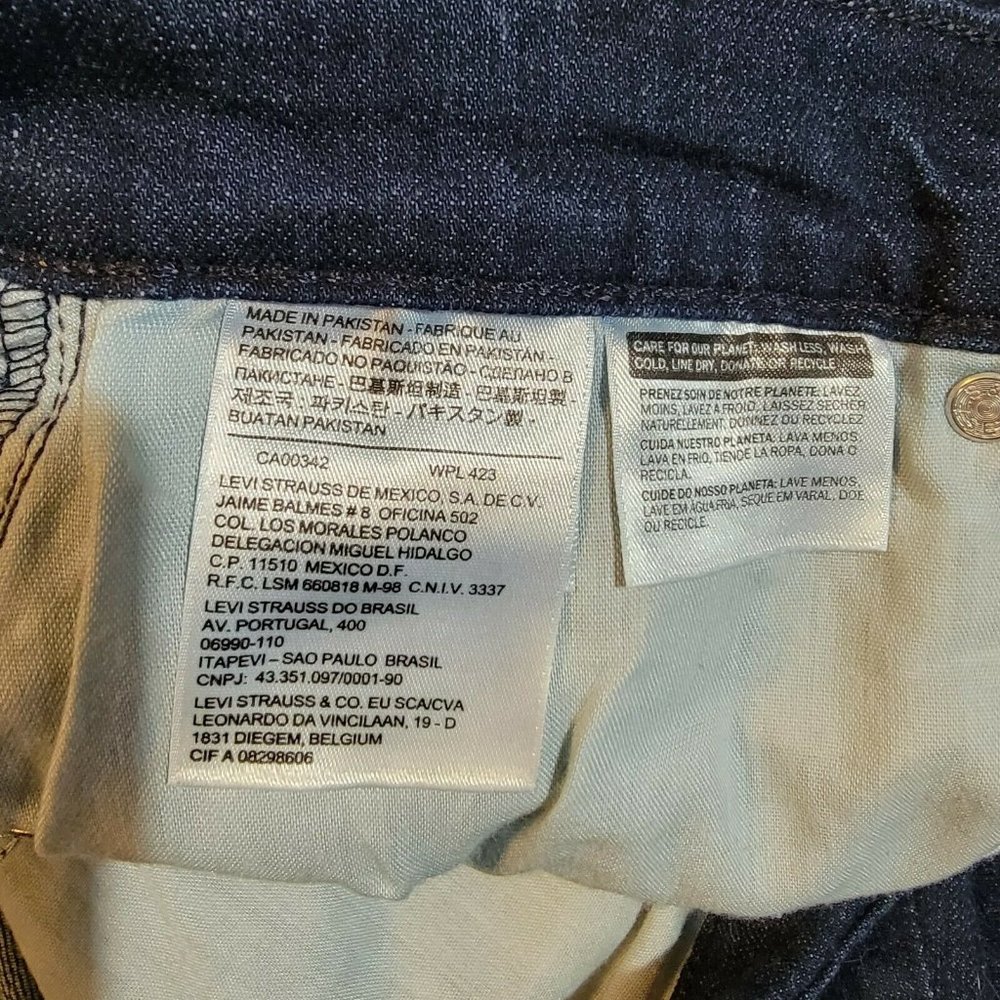 Levi's 515 Womens Denim Boot cut Jeans stretch Size 14 L Pocket Accents NWOT - Picture 5 of 6